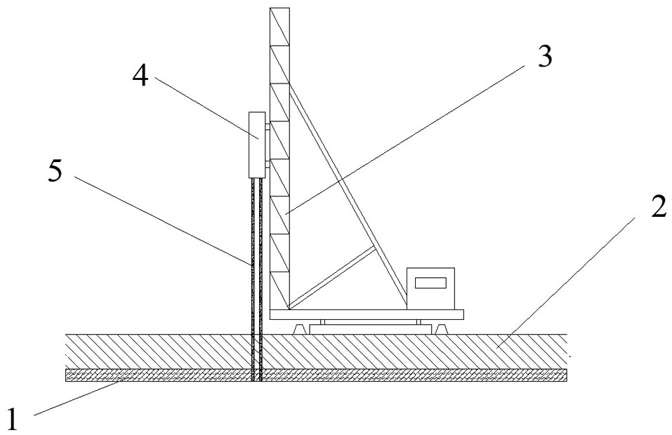 Construction method of prestressed pipe pile reinforcing system on soft soil