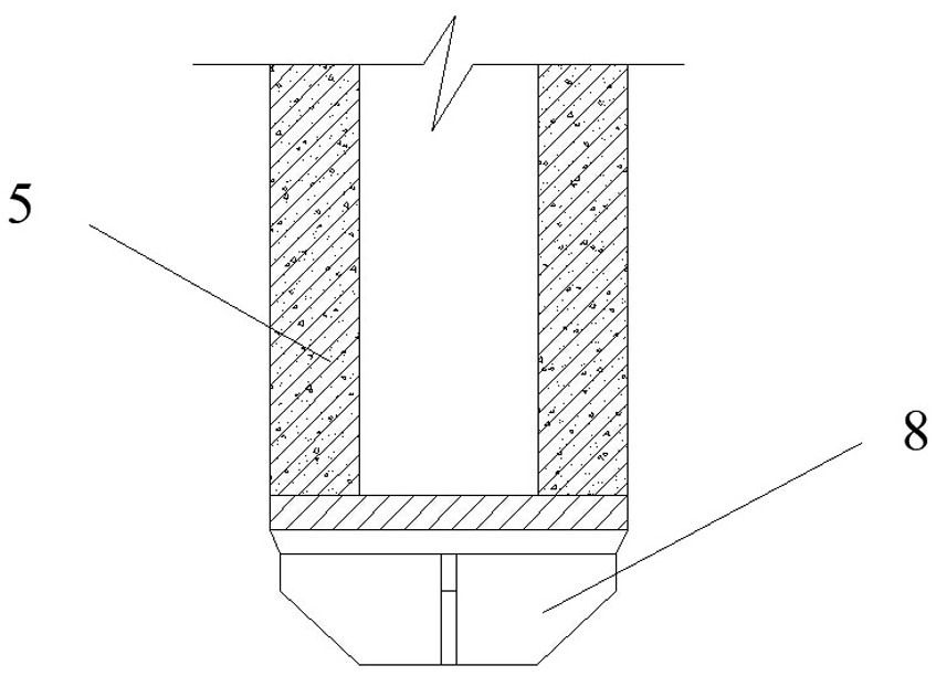 Construction method of prestressed pipe pile reinforcing system on soft soil