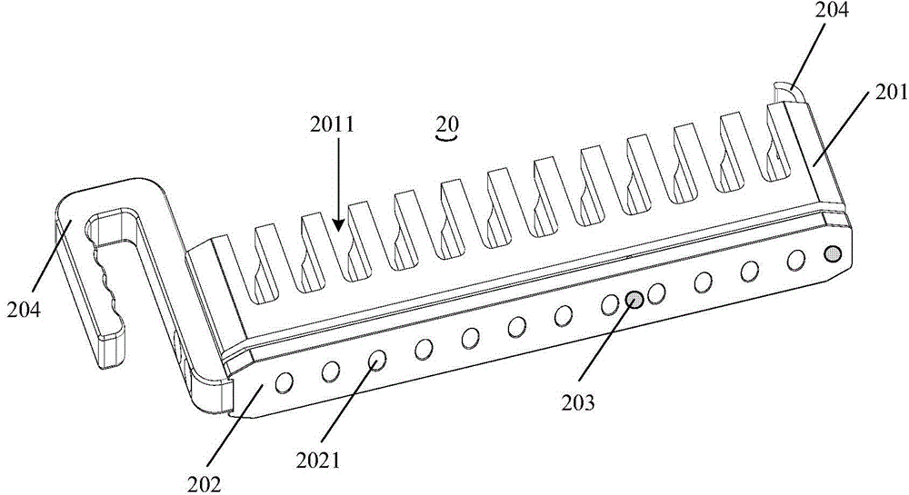 Test tube rack, sample feeding mechanism and liquid analyzing equipment