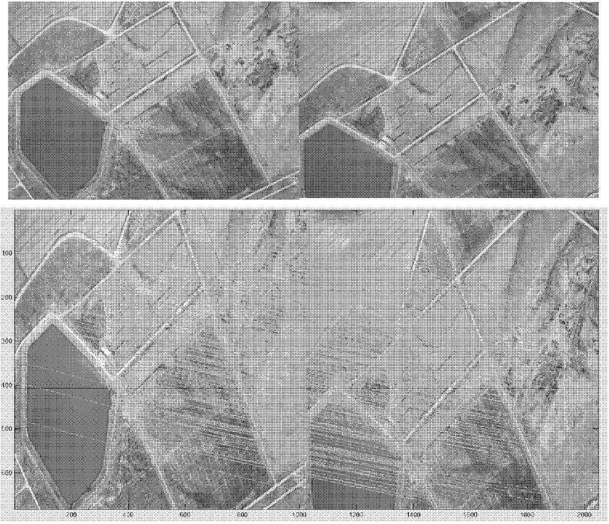 Large-scale scene three-dimensional reconstruction method for fusion of additional information