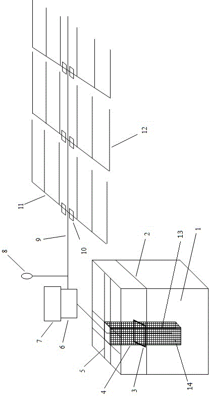 Pipeline system capable of utilizing biogas slurry efficiently