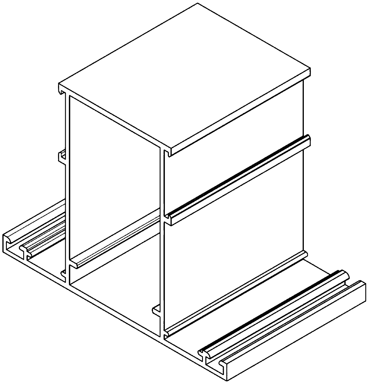 Novel sectional material