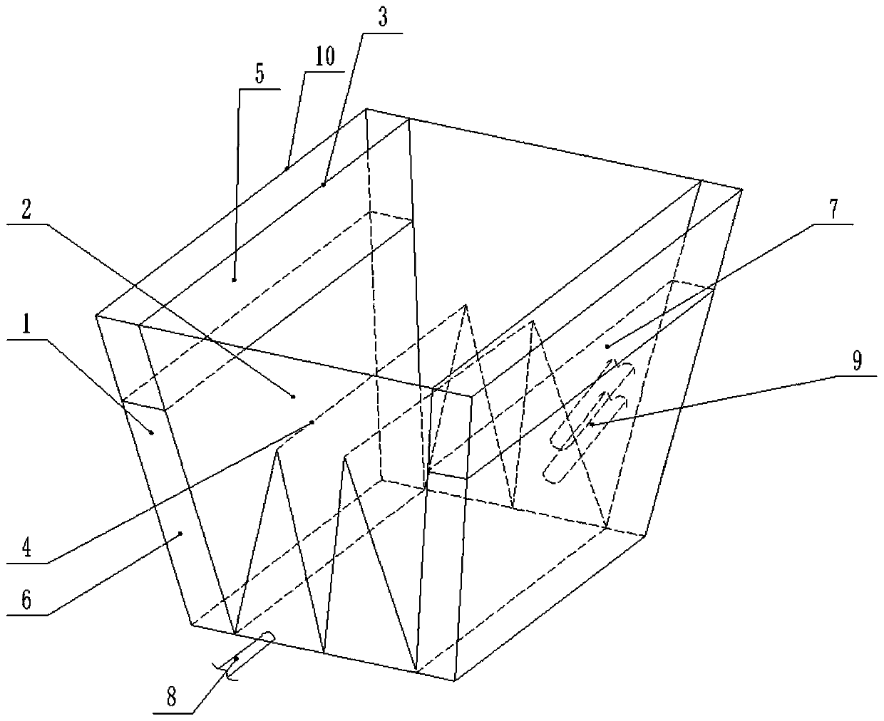 Organic ecological type circulating planting system