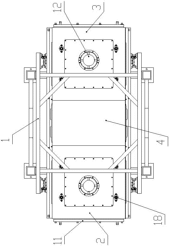 Closed efficient double-bin sifter