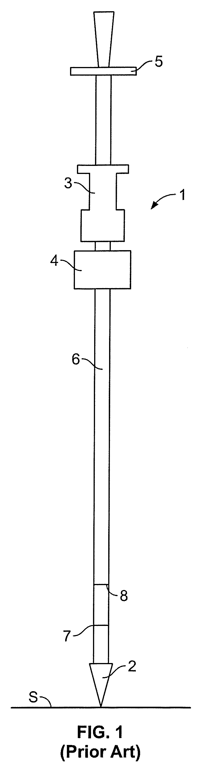 Device and methods for use of a dynamic cone penetrometer for evaluating soil compaction