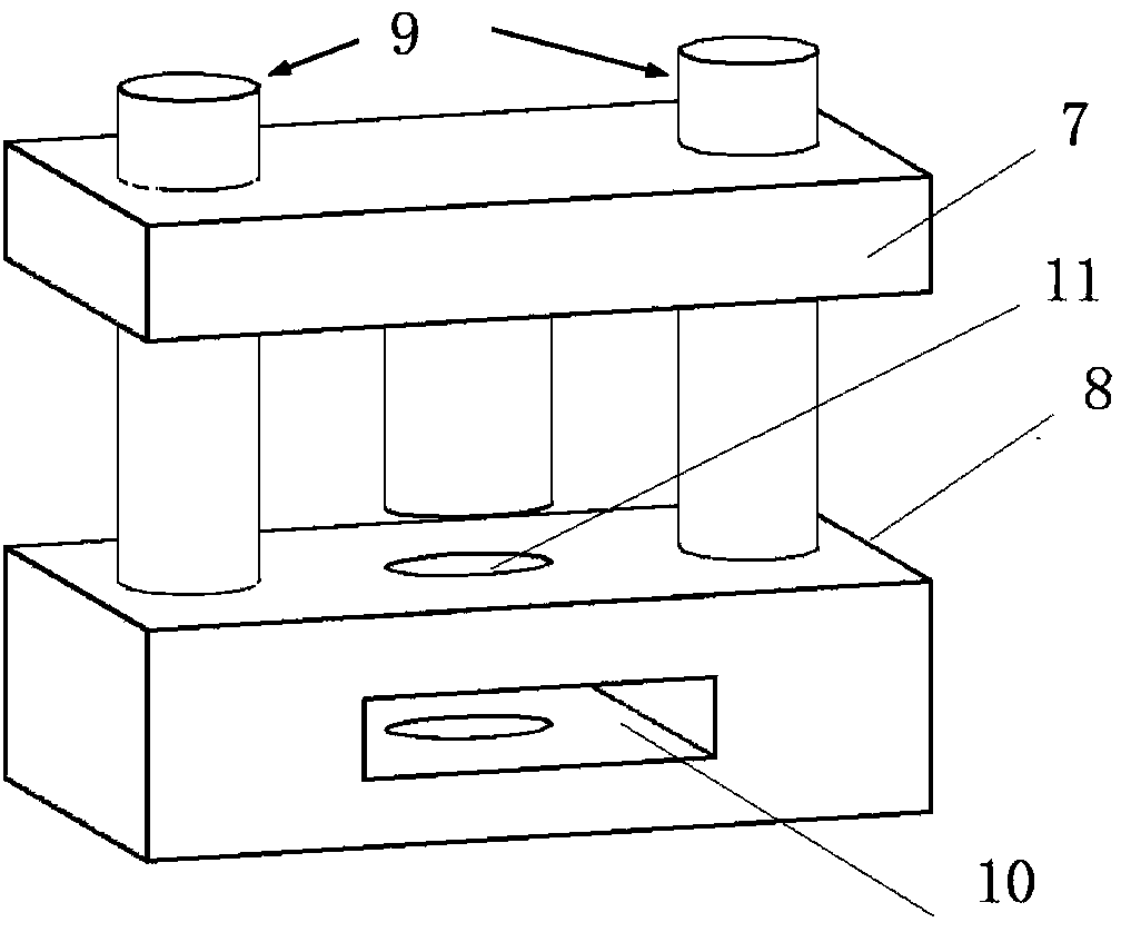 Preparation method of high-brittleness transparent rock material test piece