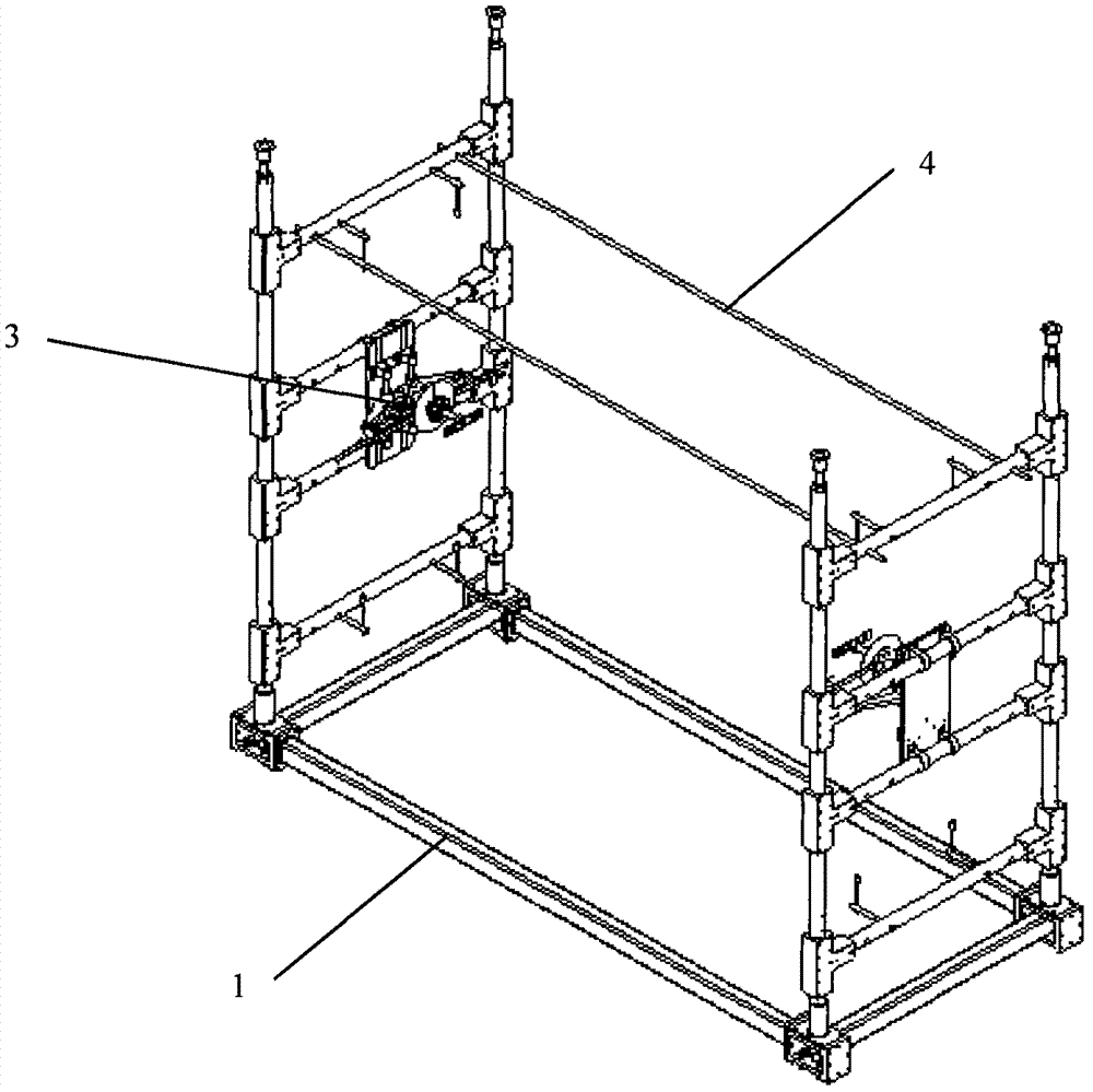 Decoupling-type free vibration suspending structure of bridge segment model