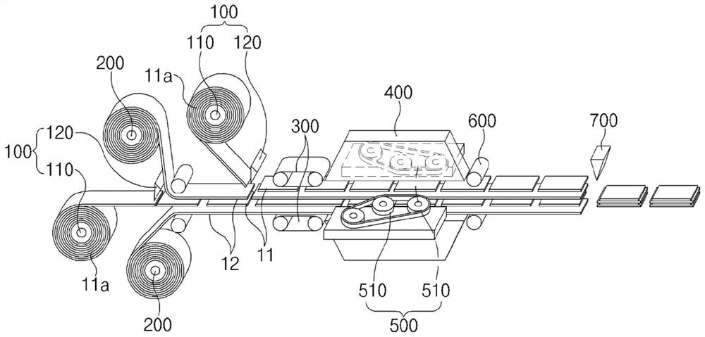 Lamination apparatus and method for secondary battery