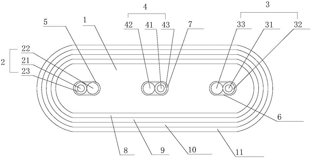 Automatic temperature-control electric tracing band