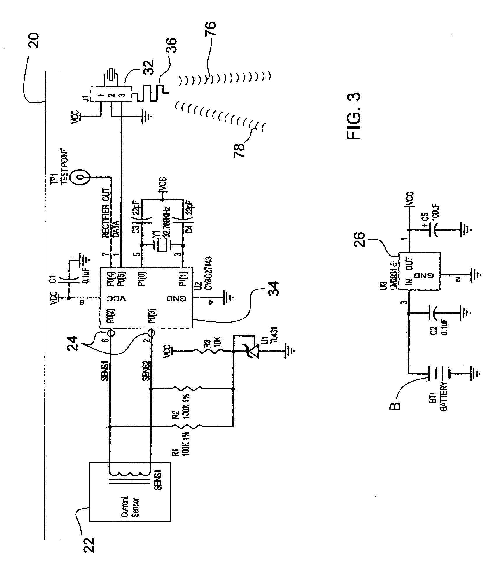 Method and apparatus for monitoring power consumption