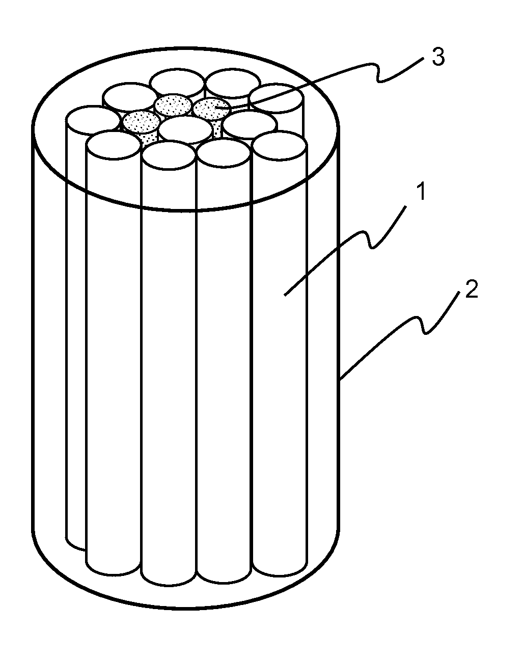 Side emitting glass element