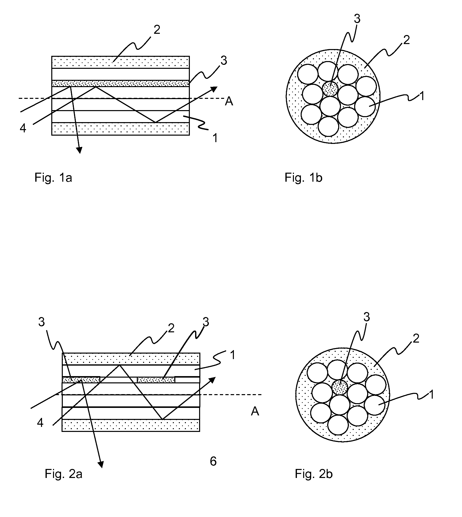 Side emitting glass element