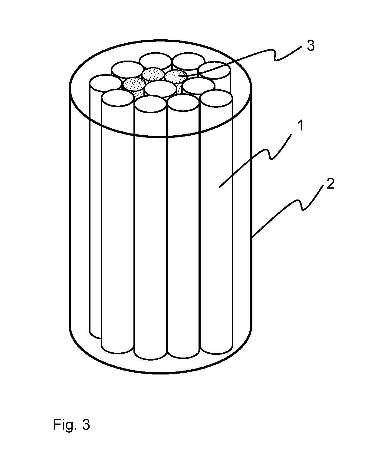 Side emitting glass element