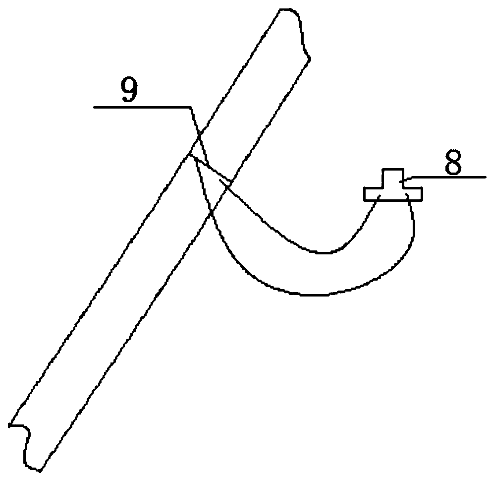 Device and method for measuring water level in spherical tank settlement test