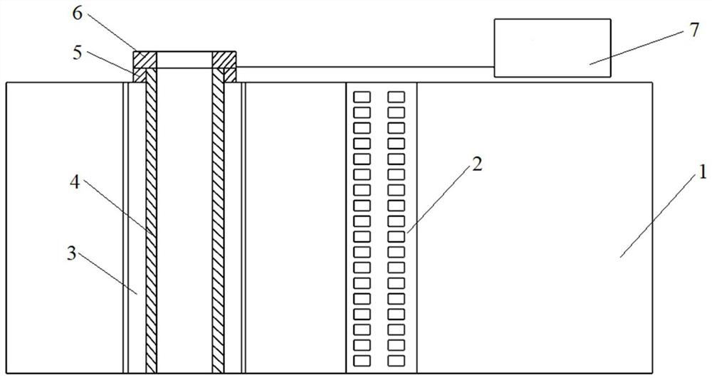 Optical fiber curing optical power detection device and detection method