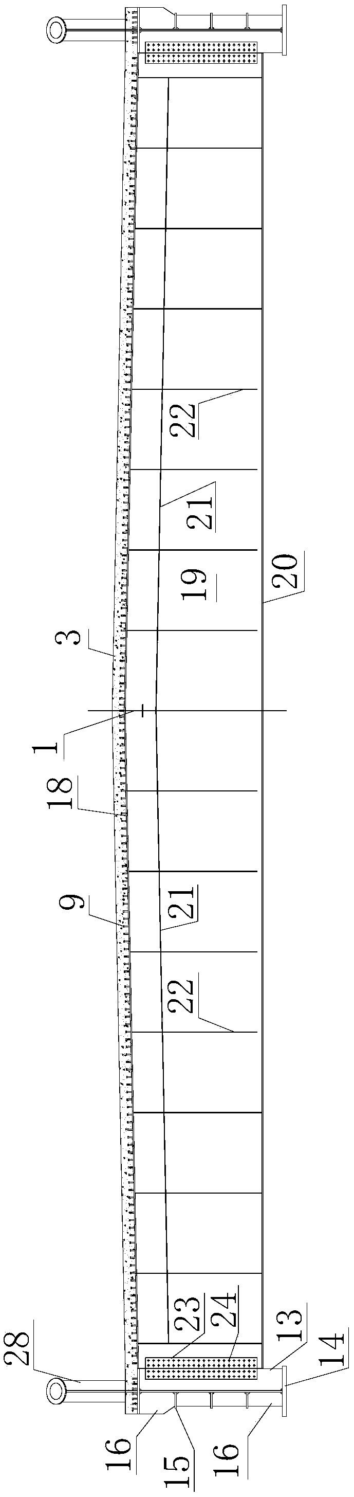 SteeL-UHPC combination beam for cabLe-stayed bridge and construction method