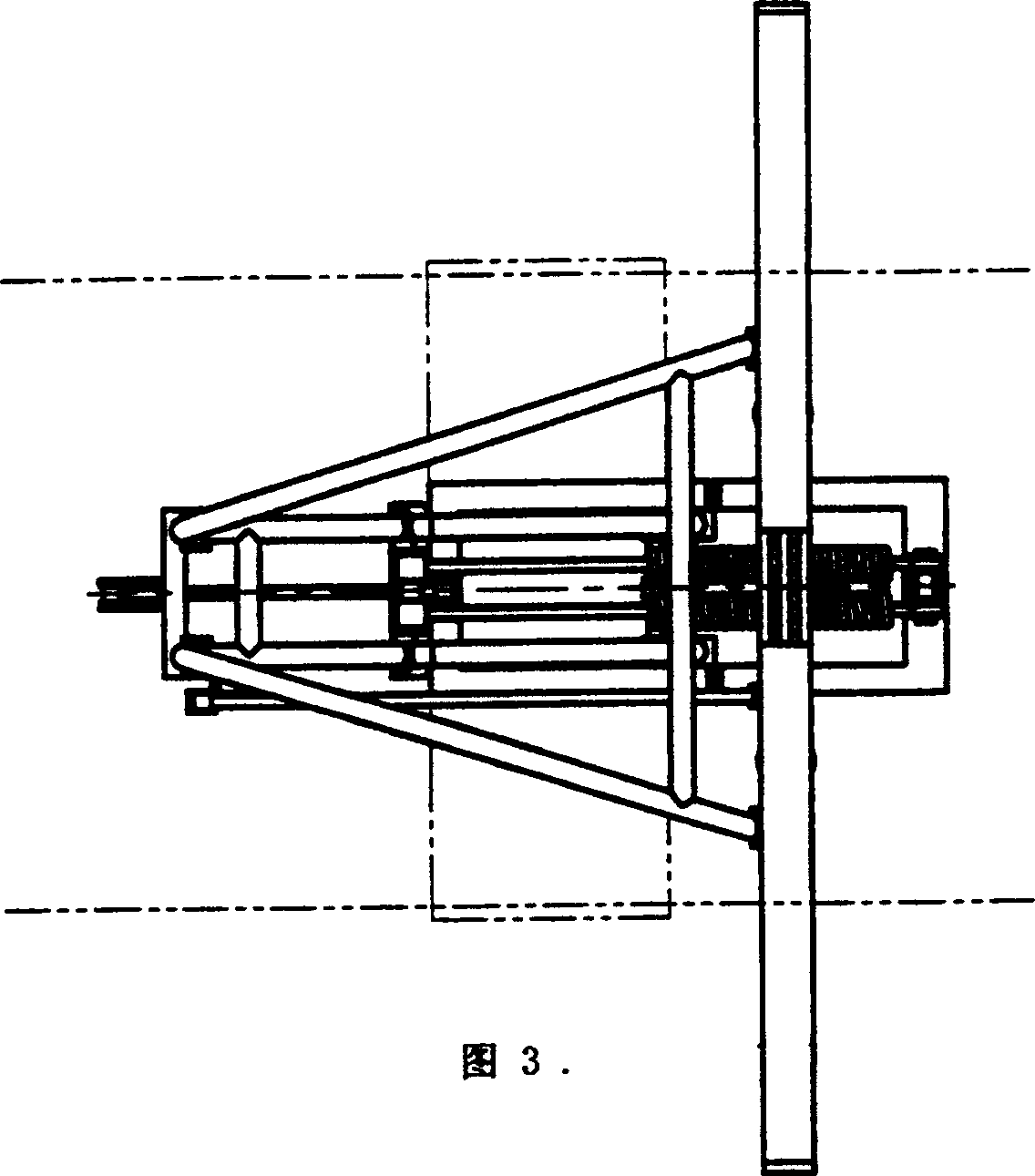 Double-wire powering trolleybus pantograph