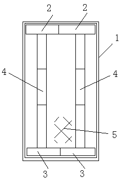 A kind of manufacturing method of stainless steel rectangular tube support beam