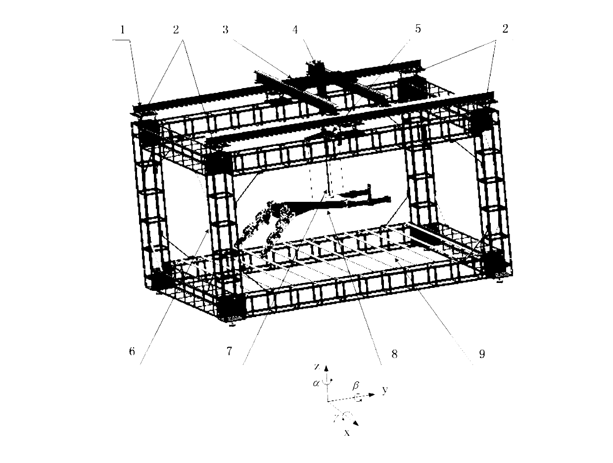 Spatial microgravity simulation experiment system