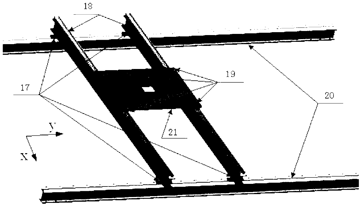 Spatial microgravity simulation experiment system