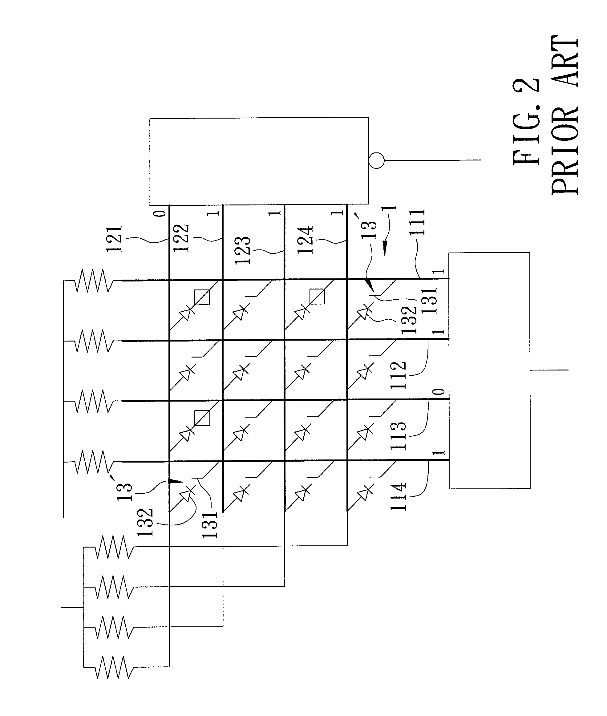 Input device with ghost key suppression