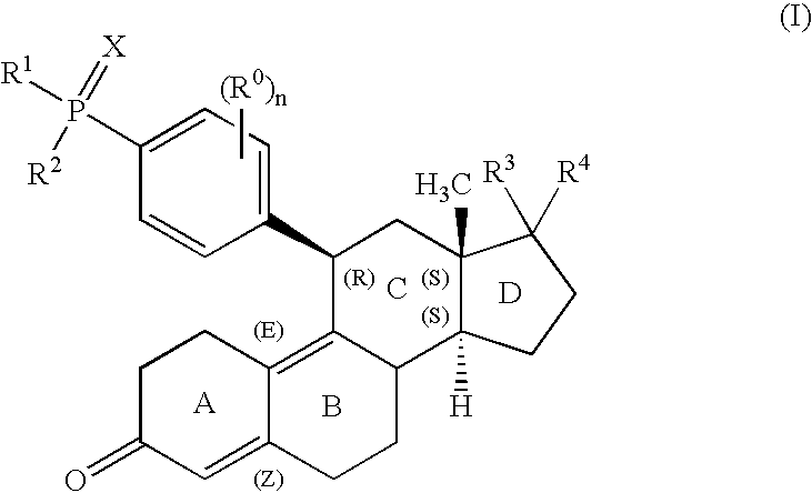 17-phosphorous steroid derivatives useful as progesterone receptor modulators