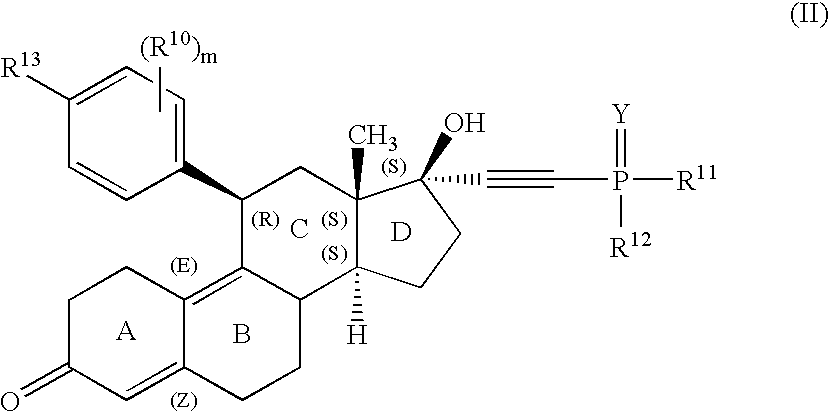 17-phosphorous steroid derivatives useful as progesterone receptor modulators