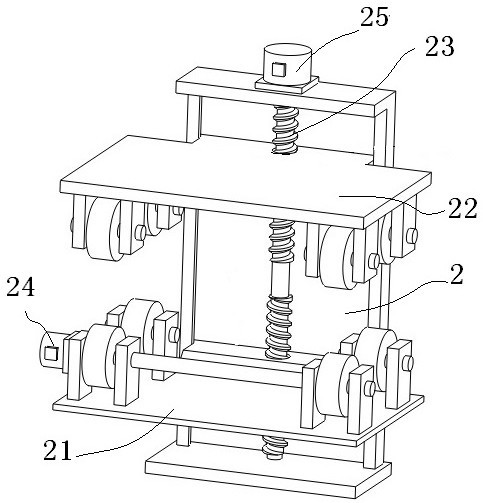 Automatic welding device for end flange of pipefitting