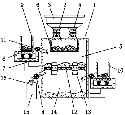 Carbonic gas purification treatment device for industrial production