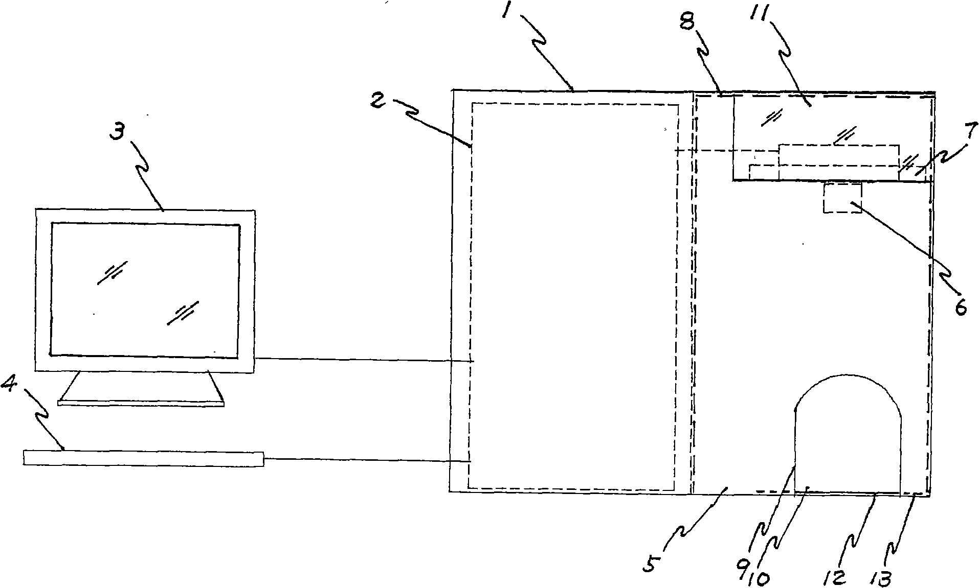 Image expression measuring method and apparatus for human disease information hand zone imaging