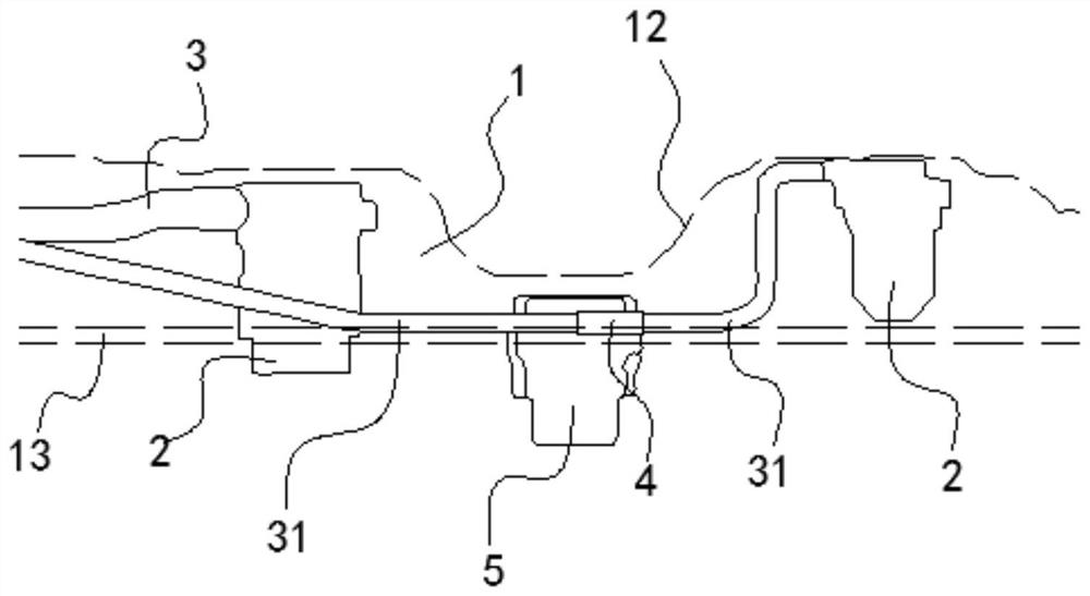 Automobile fuel tank valve body arrangement method and structure