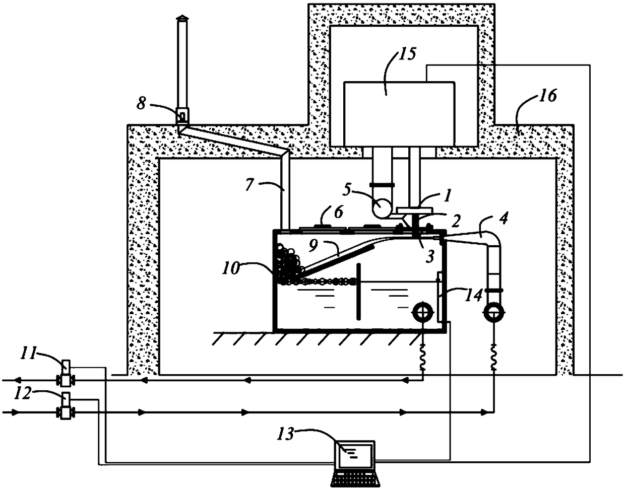 Liquid irradiation system