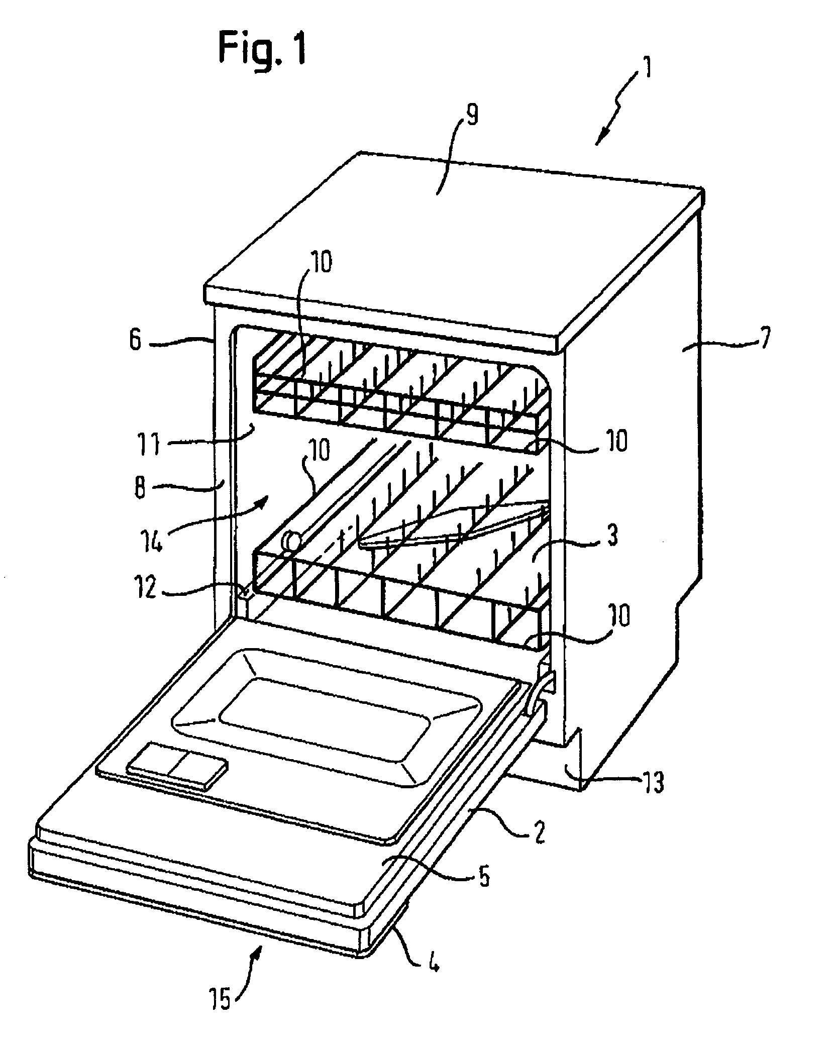 Platform for a dish washing machine