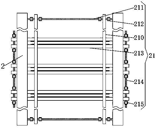 A cutting tool installation frame in a paper cutting device