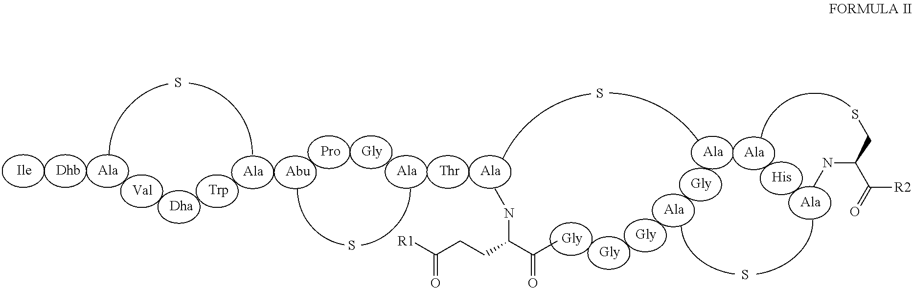 Lantibiotic Carboxyamide Derivatives With Enhanced Antibacterial Activity