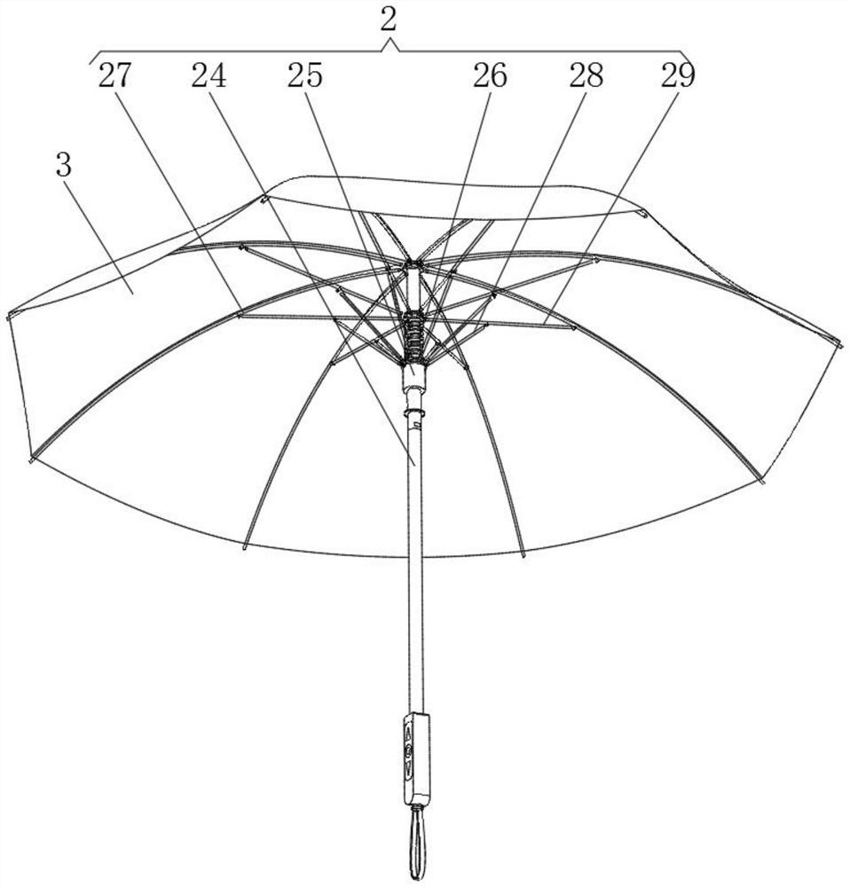 Novel umbrella cloth