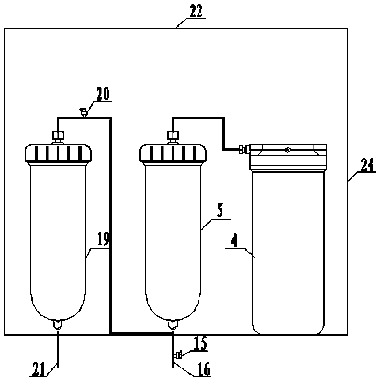 Portable multifunctional integrated water purification device