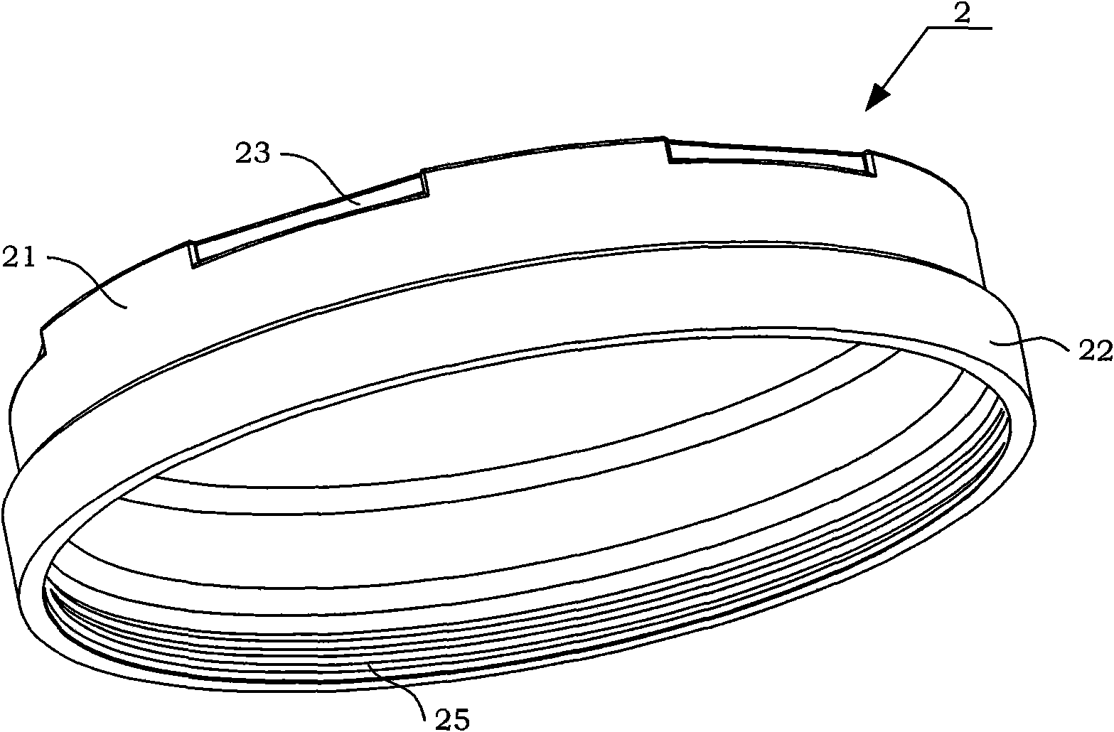 Fiber optic gyro framework designed according to sectorization