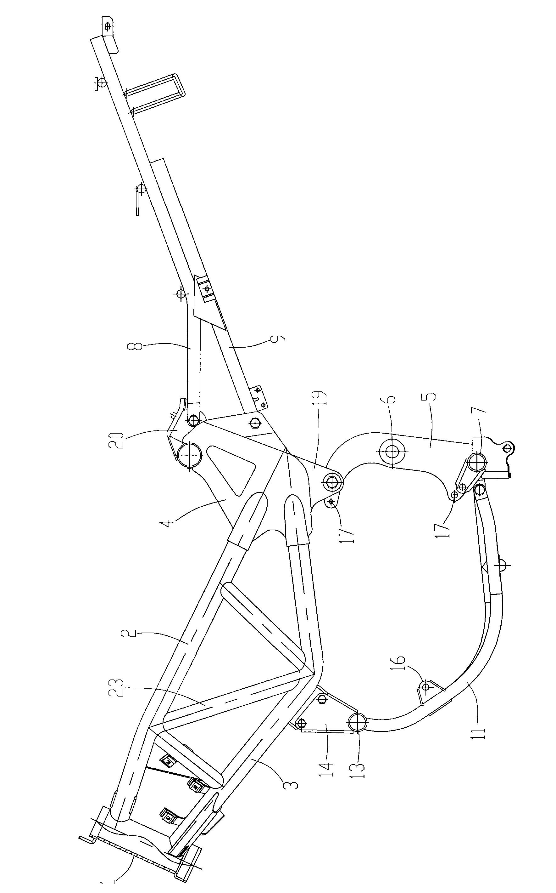 Motorcycle frame