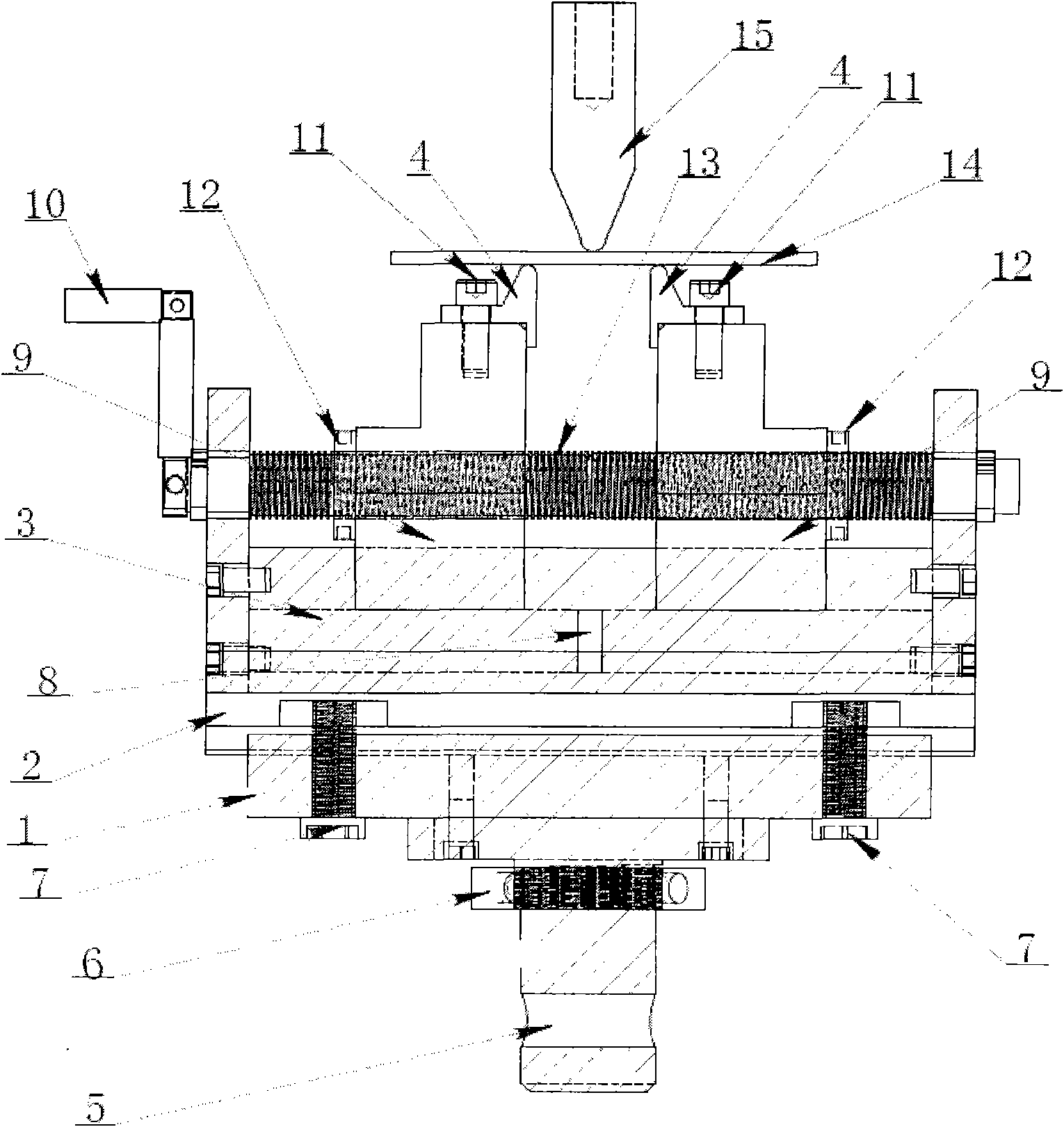 Clamp improving bending and interlaminar shearing test efficiency of composite material