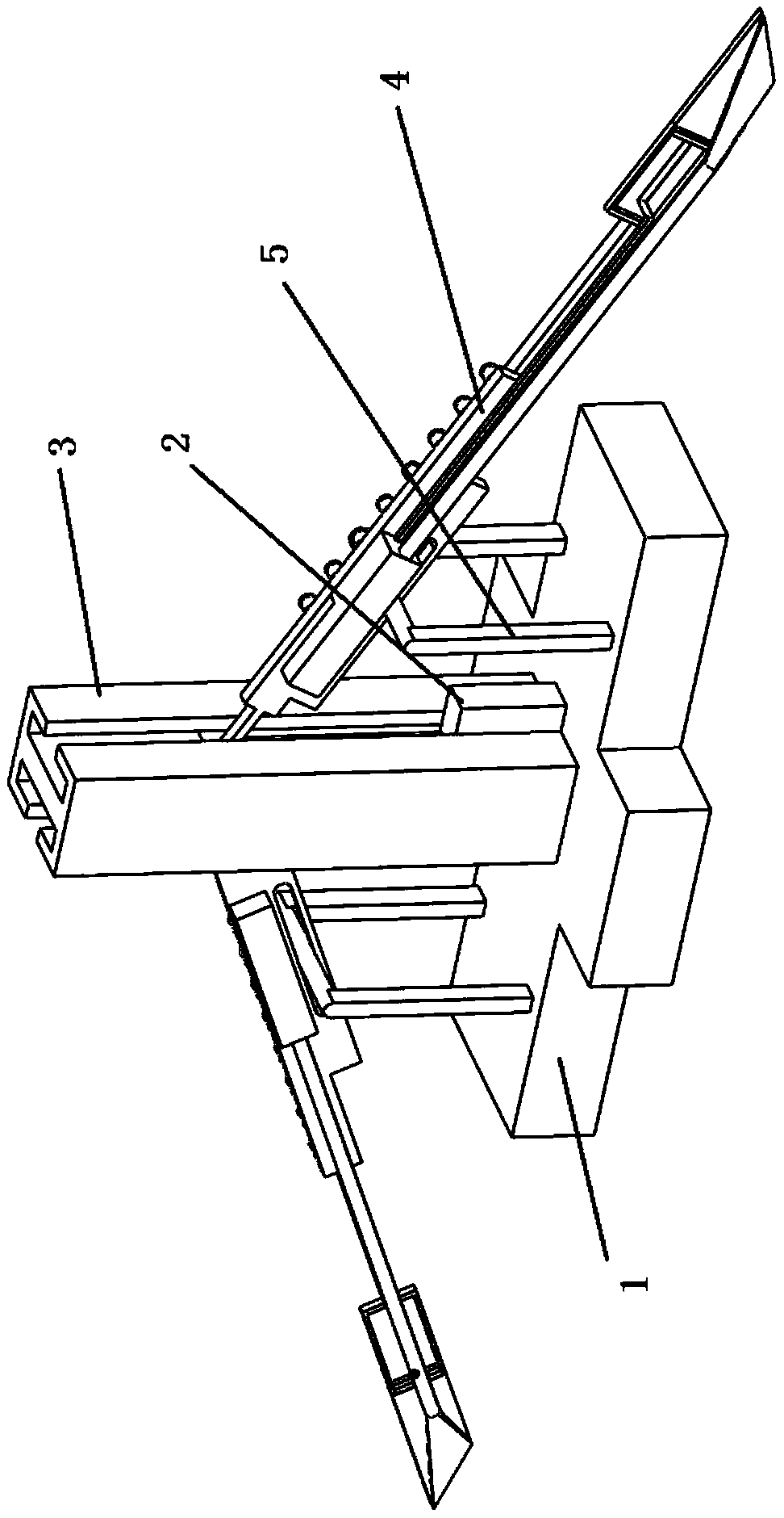 Pesticide application device for preventing and controlling underground plant diseases and pests of tobacco