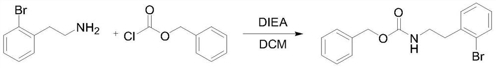 Preparation method of (S)-5-bromo-1, 2, 3, 4-tetrahydro-N-Boc-isoquinoline-1-carboxylic acid