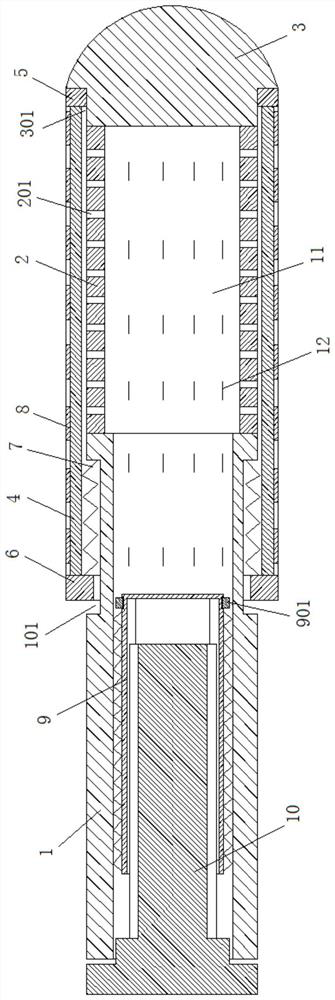 Postoperative analgesia and hemostasis device for anorectal department