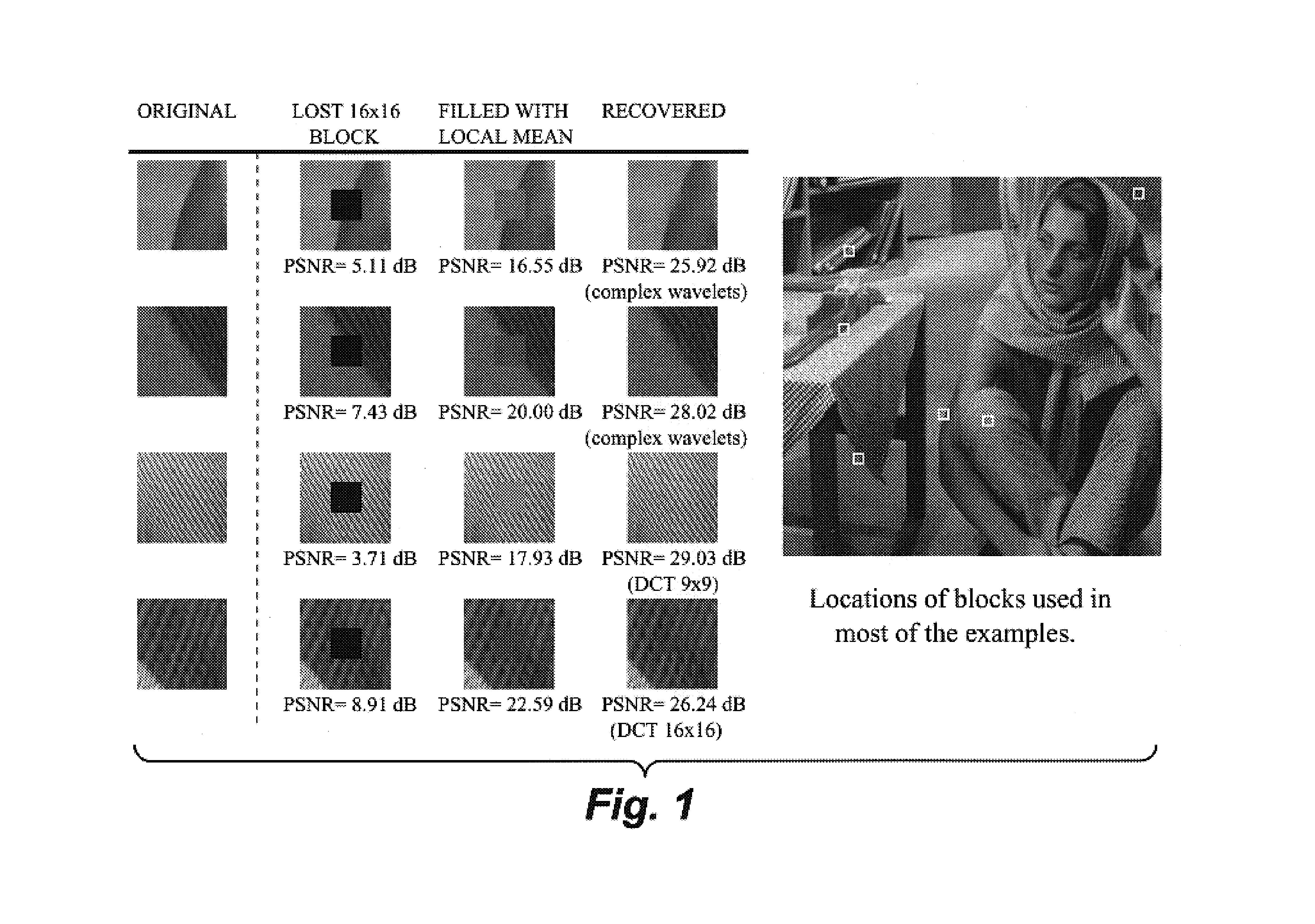 Iterated de-noising for image recovery