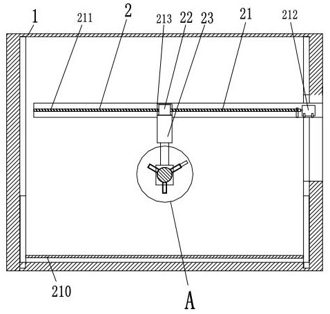 Automatic garbage separation treatment device and garbage automatic separation treatment process