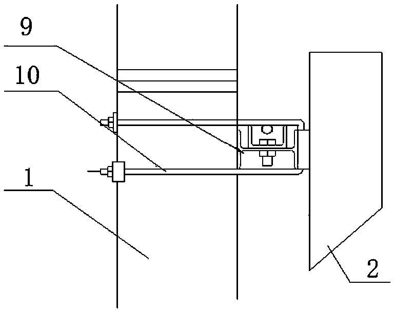 Movable assembly type heating furnace capable of carrying out electric heating in furnace to eliminate stress and construction method thereof