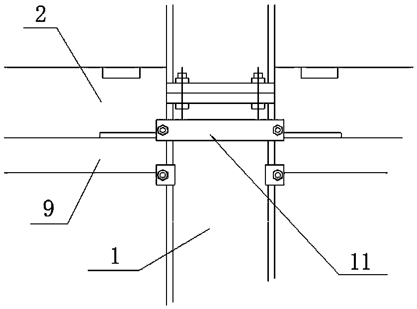 Movable assembly type heating furnace capable of carrying out electric heating in furnace to eliminate stress and construction method thereof