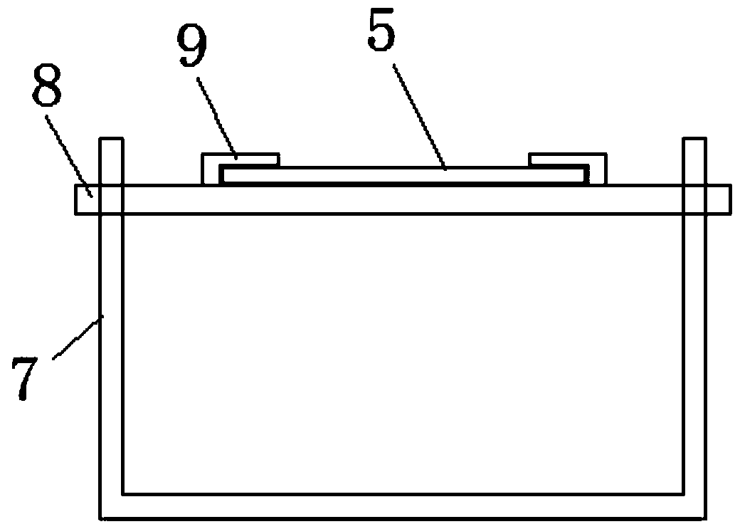 A device for detecting wear resistance of profile surface coating