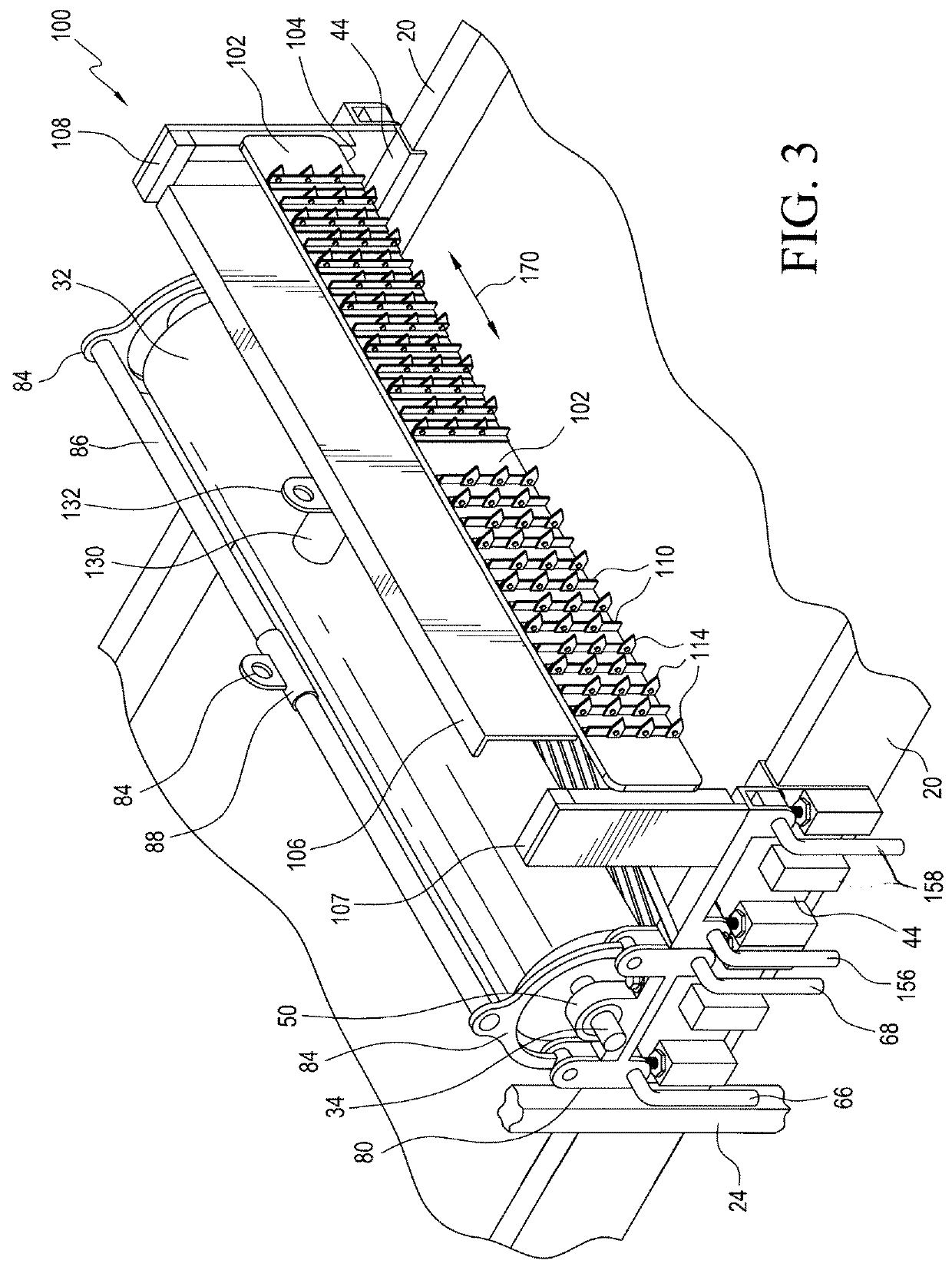 Compost leveling apparatus