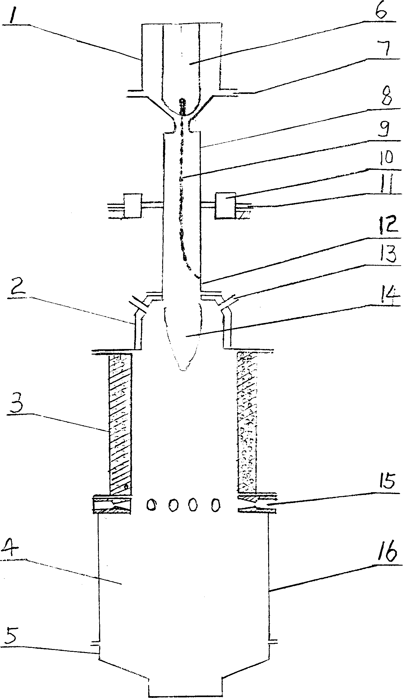 DC arc plasma equipment and process for preparing micron-class and nano-class powder material